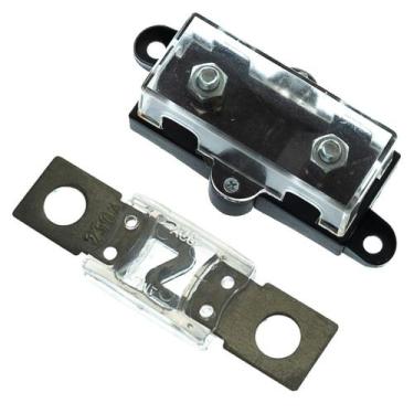 Imagem de Porta Fusível Caixa Acrílico Com Fusíveis Mega Amperes Misto Permak Or