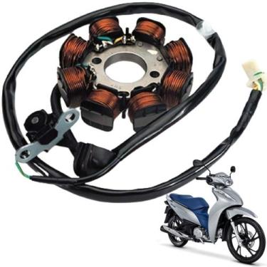 Imagem de Estator do Magneto p/ Moto Biz 125 ES/KS 2005 a 2008 Biz 125+ 2006 a 2