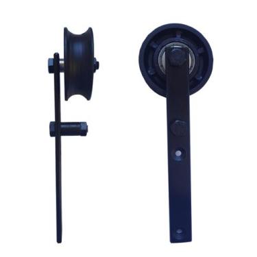 Imagem de Roldanas celeiro modelo côncavo tubular 6cm de diâmetro - AL-Fer, PRET