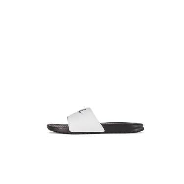 Imagem de Sandália esportiva masculina Nike Benassi Just Do It, Branco, 5