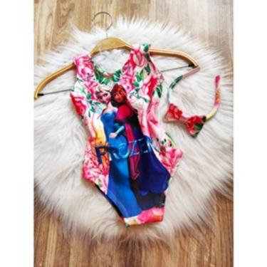 Imagem de Bodys Menina Infantil Temático Frozen + Tiara - EDYNHOKIDS, 01 ANO A 0