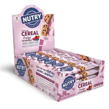 Imagem de Barra de cereal nutry frutas vermelhas - 1 dp com 24 und 22g