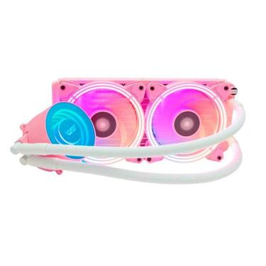 Imagem de Water Cooler Gamer Para Processador Darkflash Tr240 - Rosa