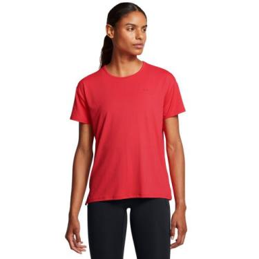 Imagem de Camiseta de Treino Under Armour Vanish Energy Feminina, Vermelho, GG