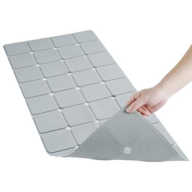 Imagem de Tapete de banheira MeiMeide antiderrapante de silicone macio e inodoro