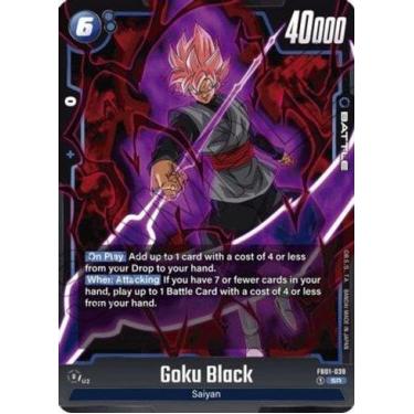 Imagem de Carta Dragon Ball TCG - Goku Black (Awakened Pulse) - Super Rara
