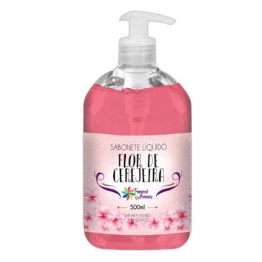 Imagem de Sabonete Liquido 500ml Tropical Aromas, Flor de cerejeira