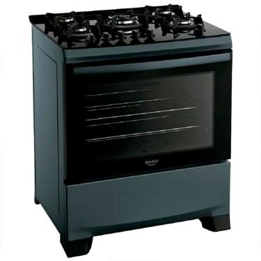 Imagem de Fogão Dako Supreme 5 Bocas Automático Mesa de Vidro Forno 100L Bivolt