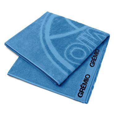 Imagem de Toalha De Banho Buettner Jacquard Veludo 100% Algodão Futebol Gremio 70cmx140m Azul