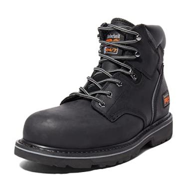 Imagem de Timberland PRO Bota masculina de bico de aço Pit Boss, Preto, 9.5 Wide