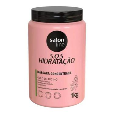 Imagem de Máscara S.O.S Hidratação Óleo de Rícino Salon Line 1kg