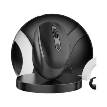 Imagem de Mouse Sem Fio Bluetooth 5.1 Recarregável 2.4G Modo Duplo 1200 DPI Para