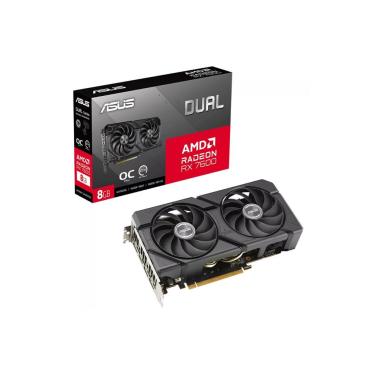Imagem de Placa de Video ASUS Dual Radeon RX 7600 EVO OC Edition 8GB GDDR6 128 BITS  - DUAL-RX7600-O8G-EVO