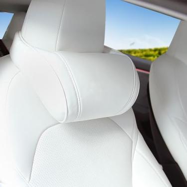 Imagem de Travesseiro de pescoço para encosto de cabeça de carro para Tesla Model Y/3/S/X/Cybertruck apoio de pescoço apoio de pescoço macio almofada de carro espuma viscoelástica design ergonômico confortável