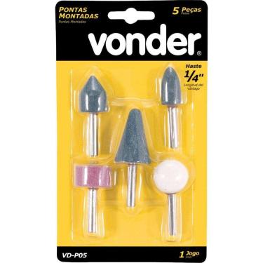 Imagem de Jogo de Pontas Montadas Com 05 Peças VDP5 - 12.50.000.005 - VONDER
