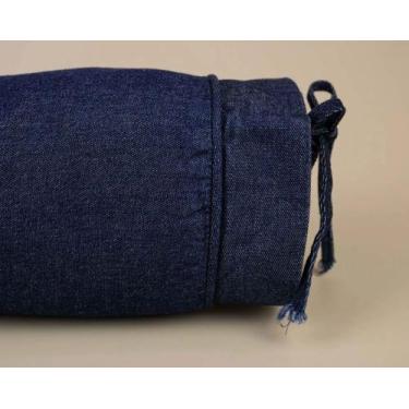 Imagem de Capa Rolinho 40x15 Bernadete Casa Jeans Denim - BERDANETE CASA