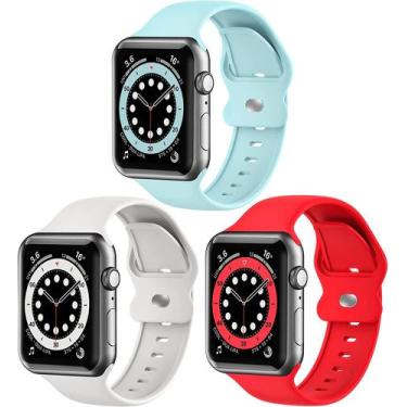 Imagem de Pulseiras de atualização compatíveis com pulseira Apple Watch 42 mm 44