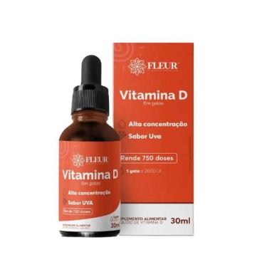 Imagem de Fleur Vitamina D Em Gotas Sabor Uva 30 ml