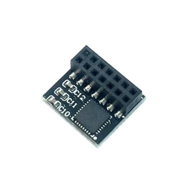 Imagem de JINTAI Módulo TPM-SPI 2.0 TPM SPI LPC 14pin-1 SLB9670 Módulo para placa-mãe ASUS ROG Strix B560-A/E/G/F B660-A/F/G Z590-A/E/F Gaming WiFi compatível com TPM-SPI 2.0