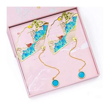 Imagem de Marcador de página 2 pacotes de metal clássico vintage marcador de página artesanato requintado - o melhor presente para mulheres, leitoras, crianças, amigos e familiares marcador de página de metal