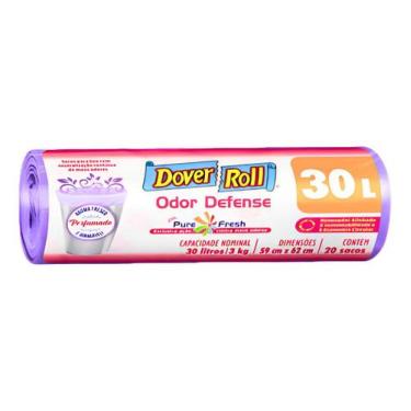 Imagem de Saco De Lixo Banheiro Odor Defense Com Aroma 30 Litros 20 unidades Sac