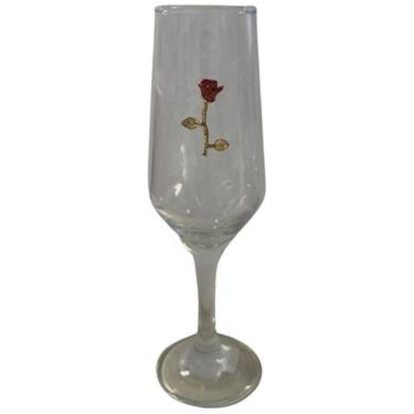 Imagem de Taça Pomba Gira Rosa Vermelha Champagne Buffet Nadir 186 Ml