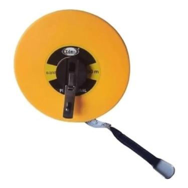 Imagem de Trena Fita Métrica 50 Metros Fibra De Vidro Profissional - Idea