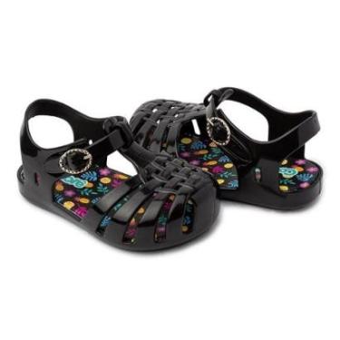 Imagem de Sandália Infantil Feminino Colorê Preta Pimpolho-Feminino