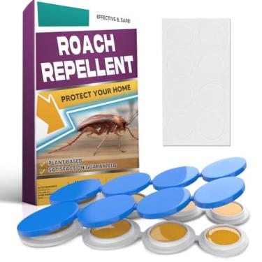 Imagem de Repelente de baratas, repelente de baratas interno, repelente de baratas seguro para animais de estimação, repelente natural de baratas, mantém baratas fora da cozinha, 8P