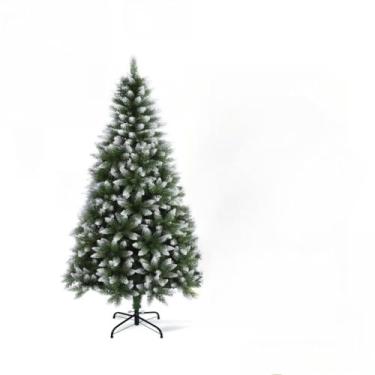 Imagem de Arvore De Natal Pinheiro Tradicional 1,5m 1,8m 2,1m 400 800 1000 Galhos Ajustável Hastes Flexíveis Decoração De Natal(Média Neve - 180cm)