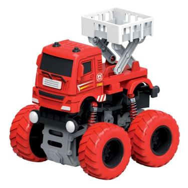 Imagem de Carro De Bombeiro Maluco Com Fricção - Dm Toys