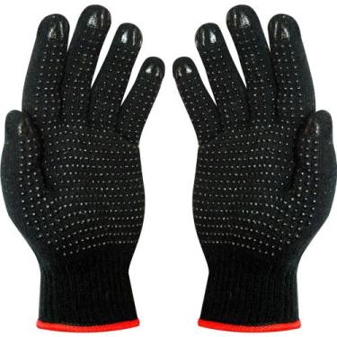 Imagem de Luva de malha pigmentada tricotada - Plastcor (Preto), Preto