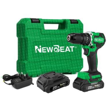 Imagem de Parafusadeira De Impacto 21v Sem Fio 2.0ah Com 2 Baterias Brushless 13
