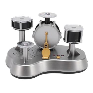 Imagem de AYNEFY Modelo de Coleção de Presentes Mini Elétrico Pequeno Desktop Divertido Novidade Acessórios Instrumento Jogo Lembrancinha de Festa para Crianças Coleção Decoração Conjunto de Tambor de Dedo