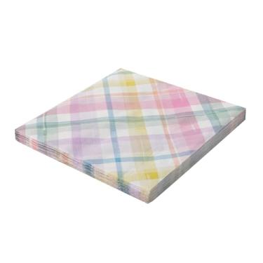 Imagem de GUARDANAPO ESTAMPADO 32X32 FOLHA DUPLA XADREZ CANDY COLORIDO