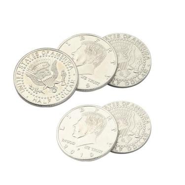 Imagem de Truque de moedas dobráveis Truque de metal magnético em estilo borbole