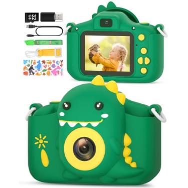 Imagem de Câmera infantil HANGRUI Selfie Digital Dual 20MP 1080P 32GB 3-8Y