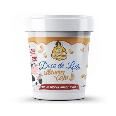 Imagem de Pasta de Amendoim Integral Gourmet (1,05kg) - Sabor: Doce de Leite c/ 