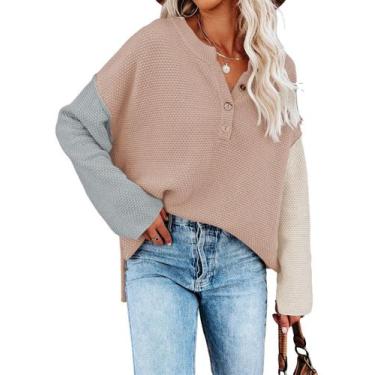 Imagem de Suéter rosa Queen Off Shoulder Batwing Apricot para mulheres - Pink Qu