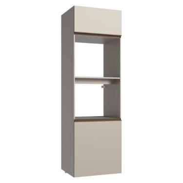 Imagem de Torre Quente 60 Cm 2 Portas 2 Nichos Suspenso Nice Madesa Crema