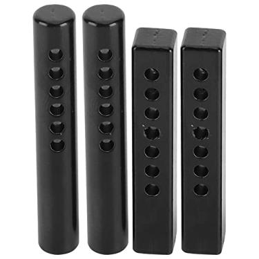 Imagem de 4pcs 1/10 Posto de Montagem No Pára -choque Redondo Quadrado RC, COM Dois Postos de Suporte, Feitos de Material de Ferro de Alta Qualidade, Instalação Fácil e Resistente, para