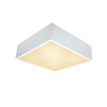 Imagem de Plafon Taschibra Quadra Quadrado 4xe27 Bivolt Branco