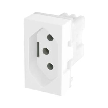 Imagem de Módulo De Tomada 2p+t Fame Modulare Evidence Blanc+ 20a Branco