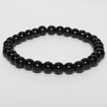 Imagem de Pulseira Pedra Natural Ônix - Vorax Acessórios, PP - 16cm a 16,5cm