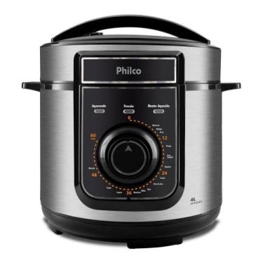 Imagem de Panela de Pressão Elétrica Philco 4L 14 funções PPPE04A, 110V