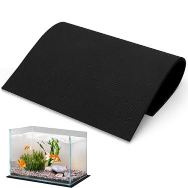 Imagem de Tapete de espuma de nivelamento de aquário, tapete de neoprene compressível à prova d'água de 38 litros para tanque de peixes de tartaruga