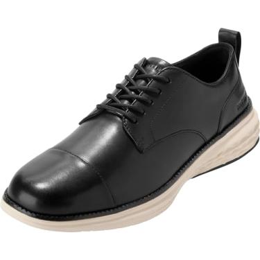 Imagem de Cole Haan Sapato Oxford masculino Grand Hurrion, Preto/Marfim, 39