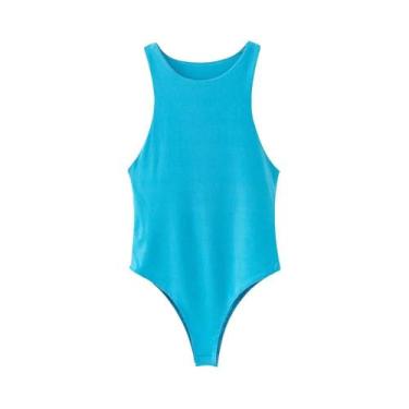 Imagem de Body Feminino Verde Magro - Bodycon Curto, Sexy e Casual para Verão, B