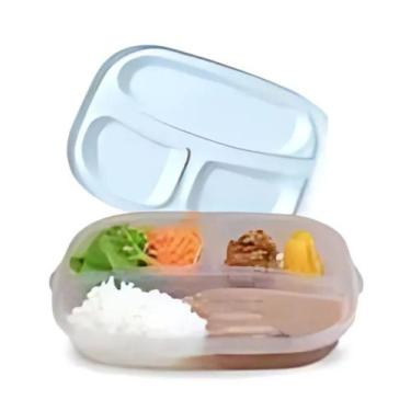 Imagem de Pote de Plástico para Marmita 3 em 1 - Ercaplast, Branco