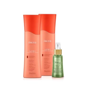 Imagem de Amend Expertise Liso Descomplicado Shampoo 250ml + Condicionador 250ml + Millenar Oil Inchi 60ml